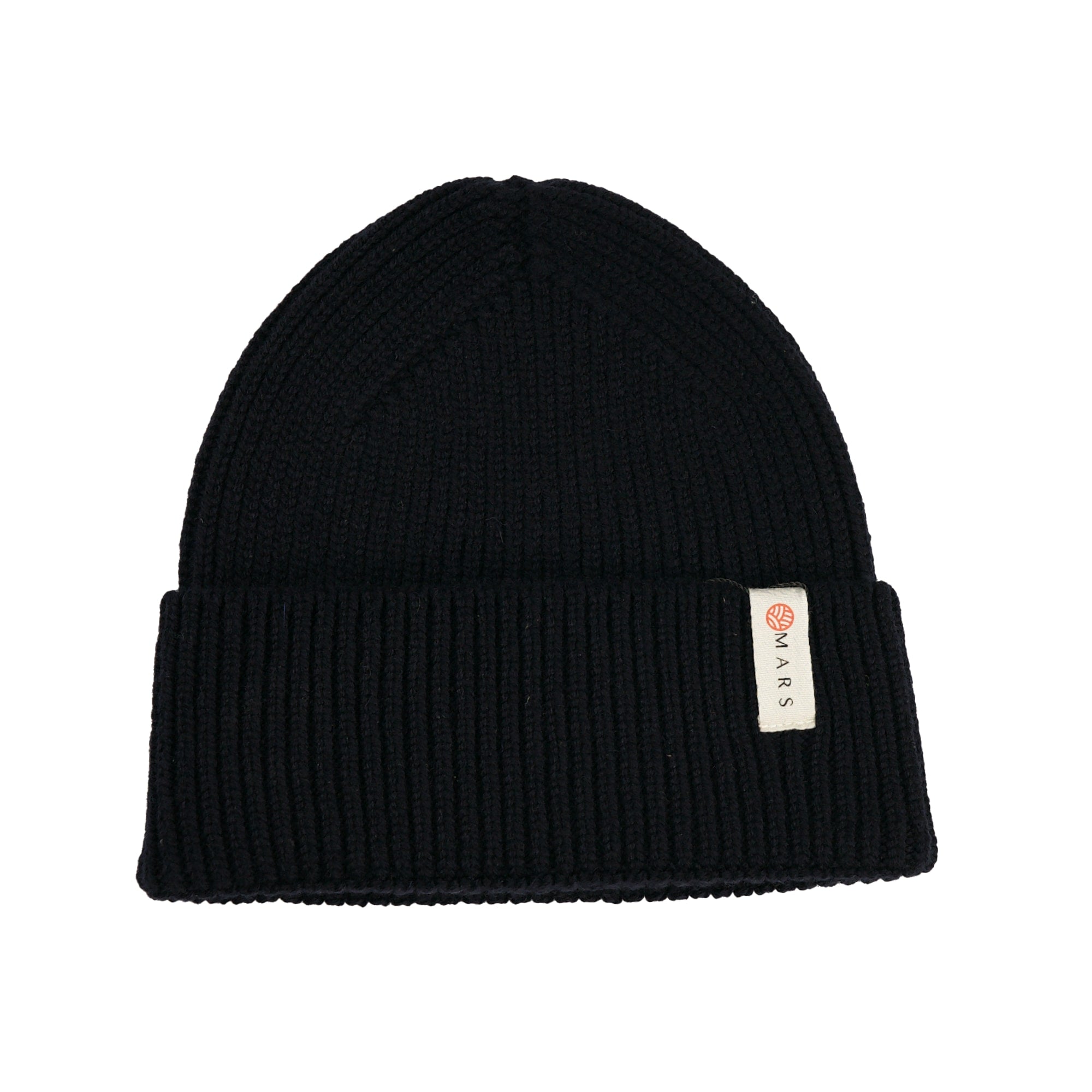 Lambswool Logo Embossed Beanie RWS - Total Eclipse main image 1