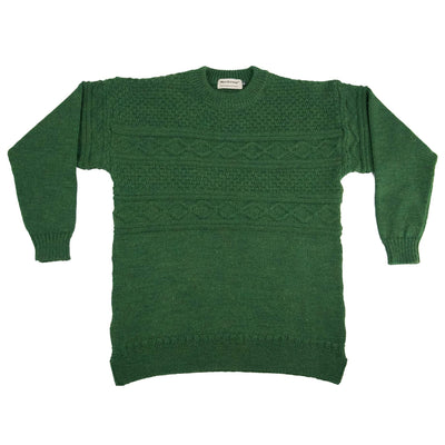 British Wool Guernsey Jumper - Celtic Green