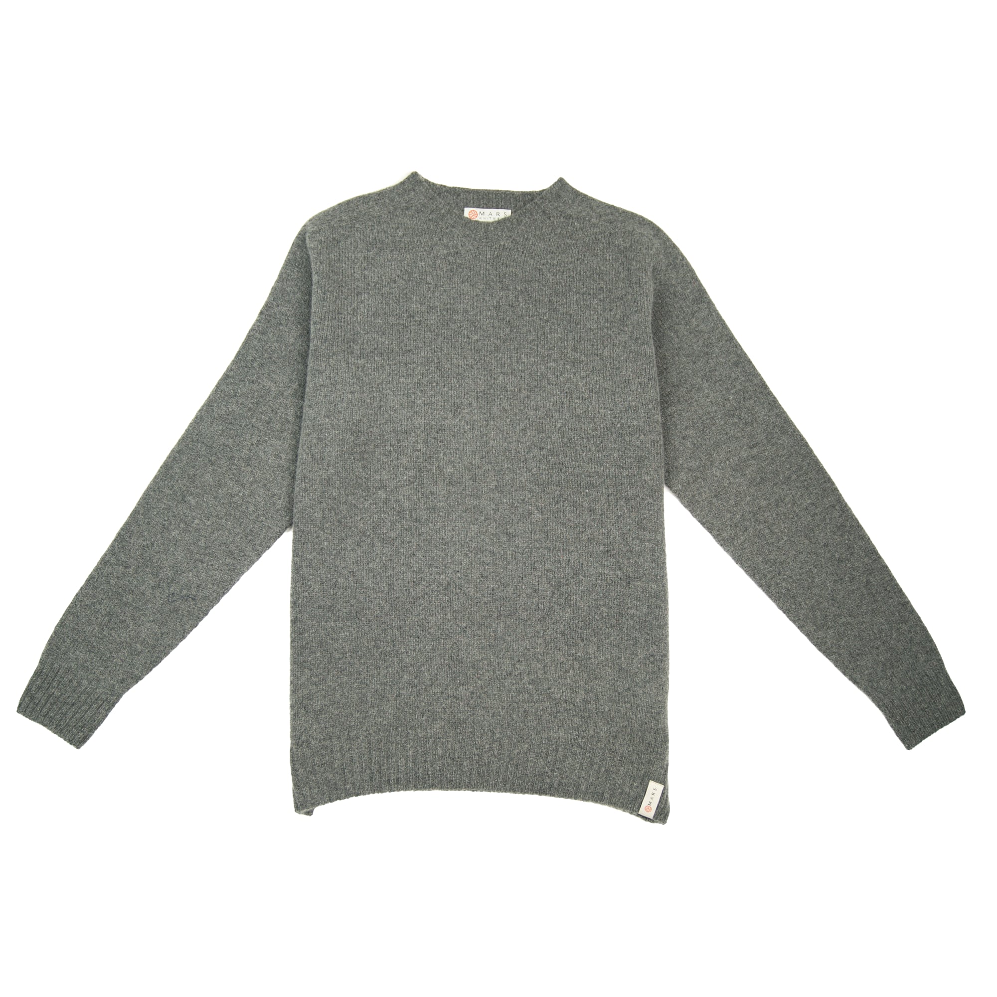 Geelong Seamless Crew Grey Melange Mars Knitwear