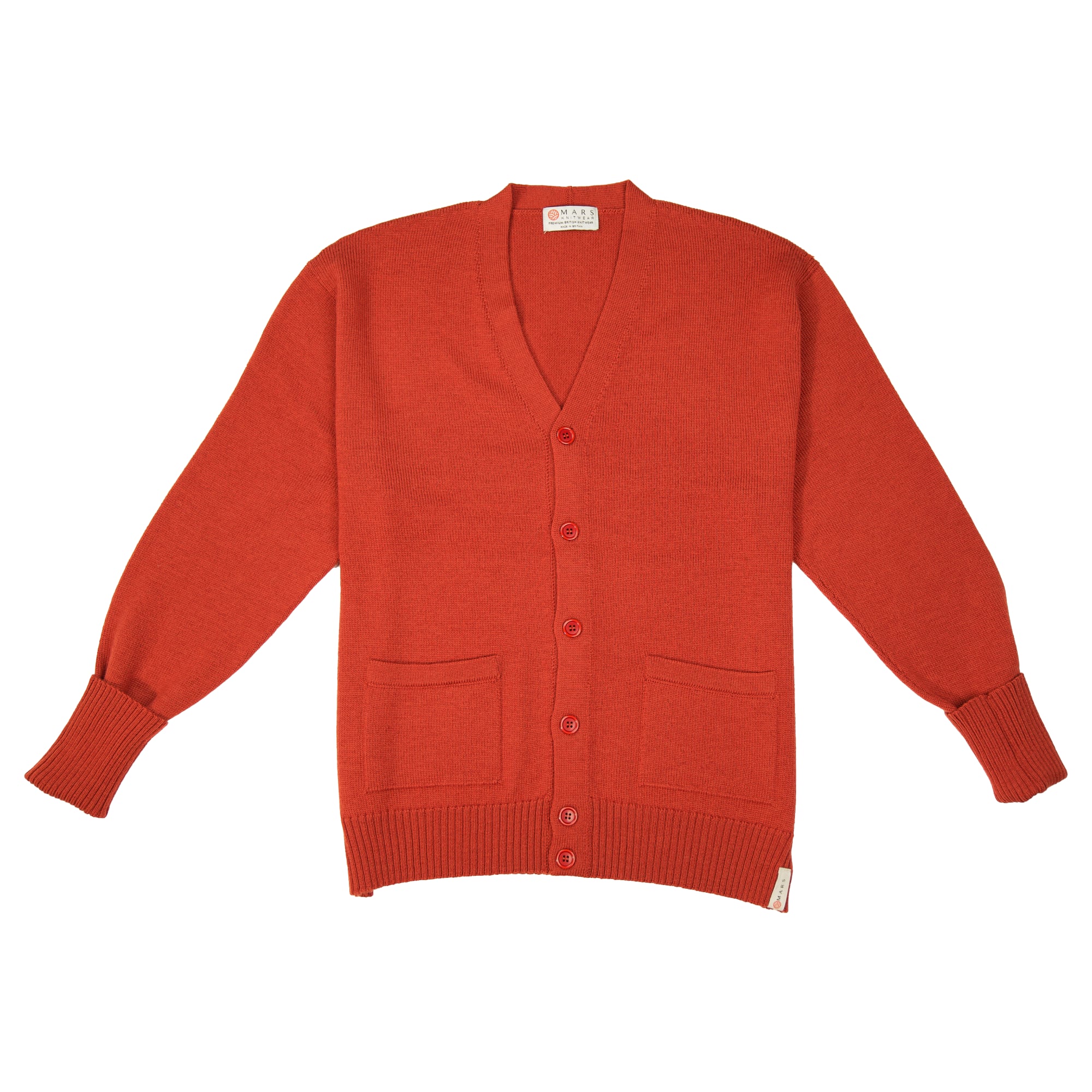 Rust 2025 red cardigan