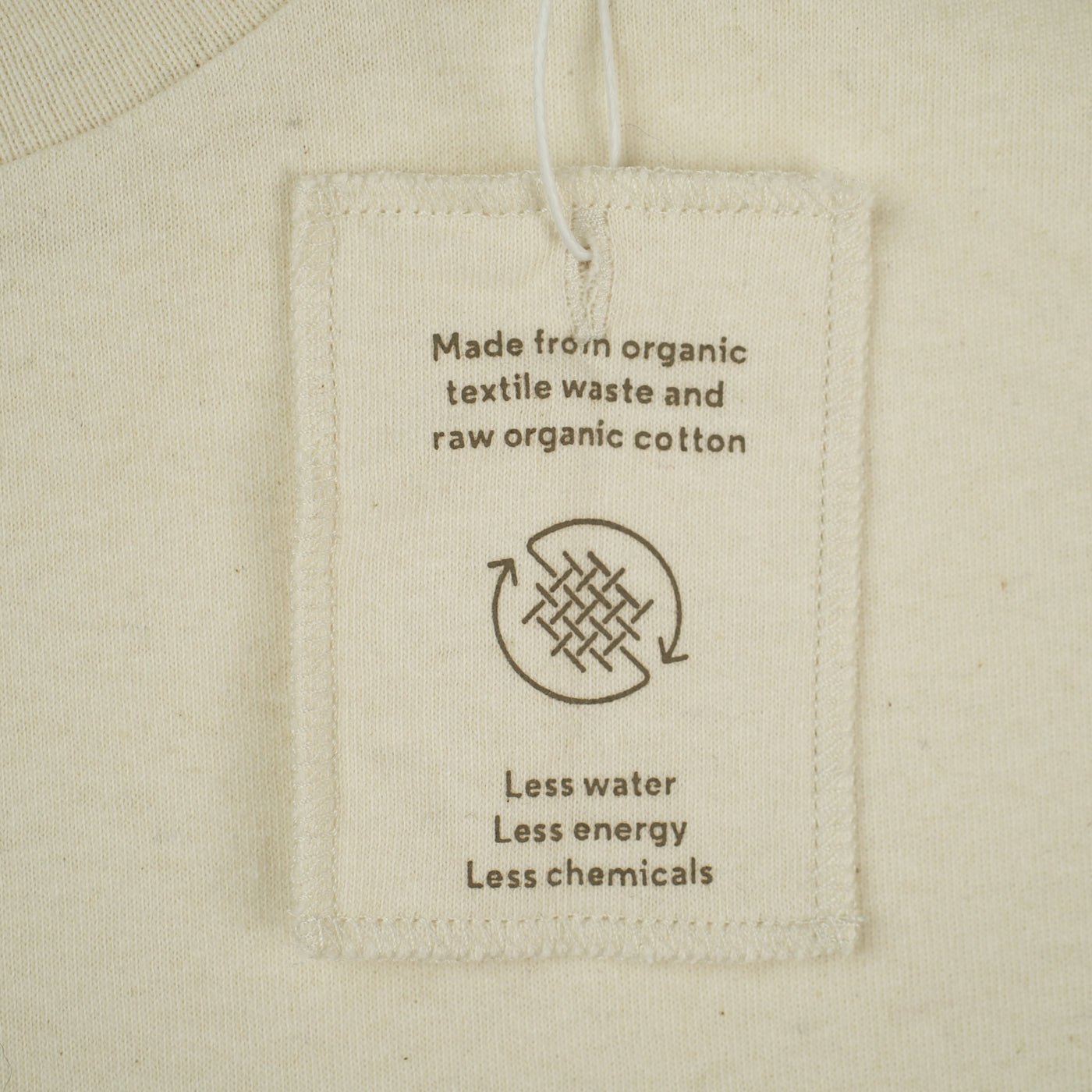 Recycled Organic Cotton T-Shirt - Dark White