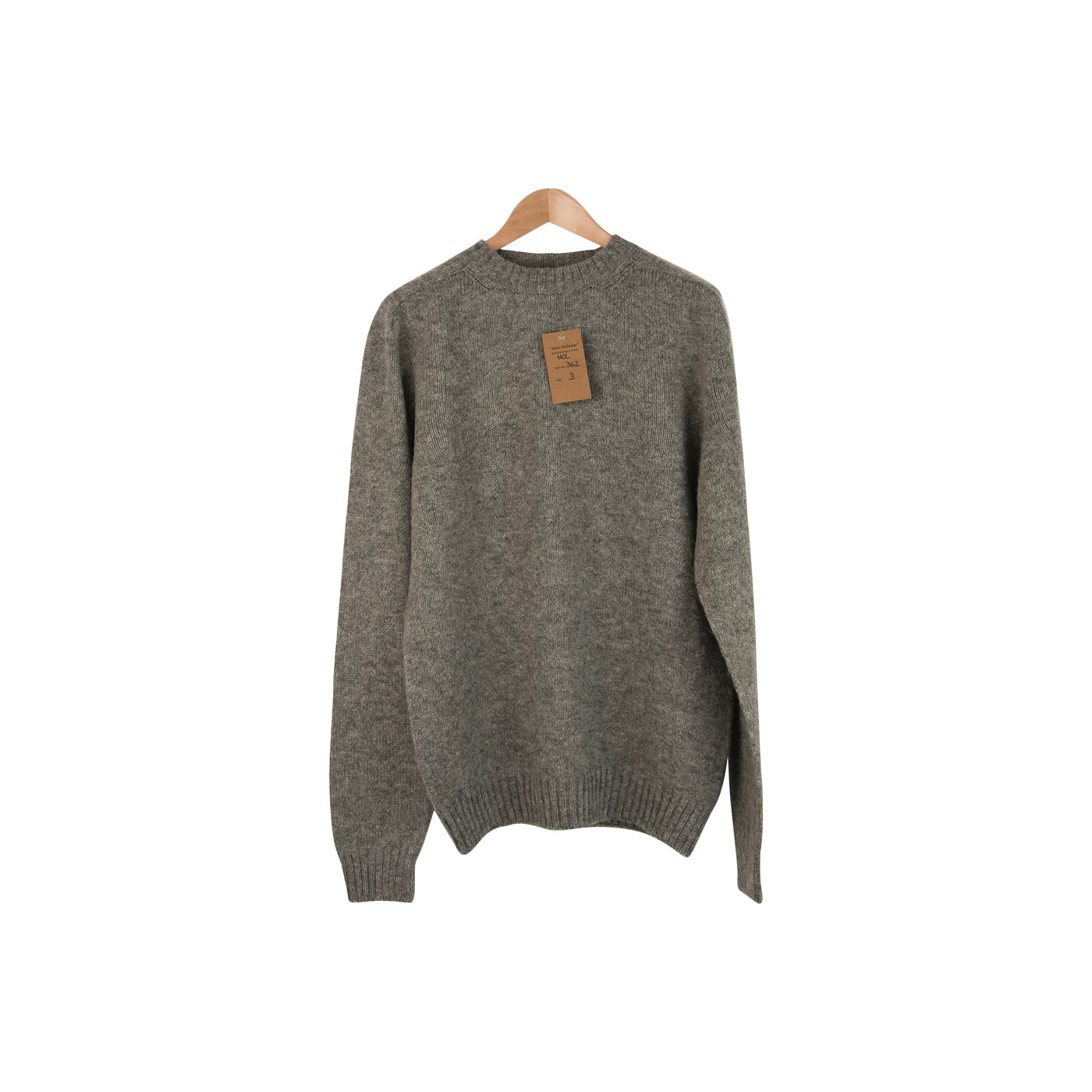 Shetland Seamless Crew - 362 - Grey Melange