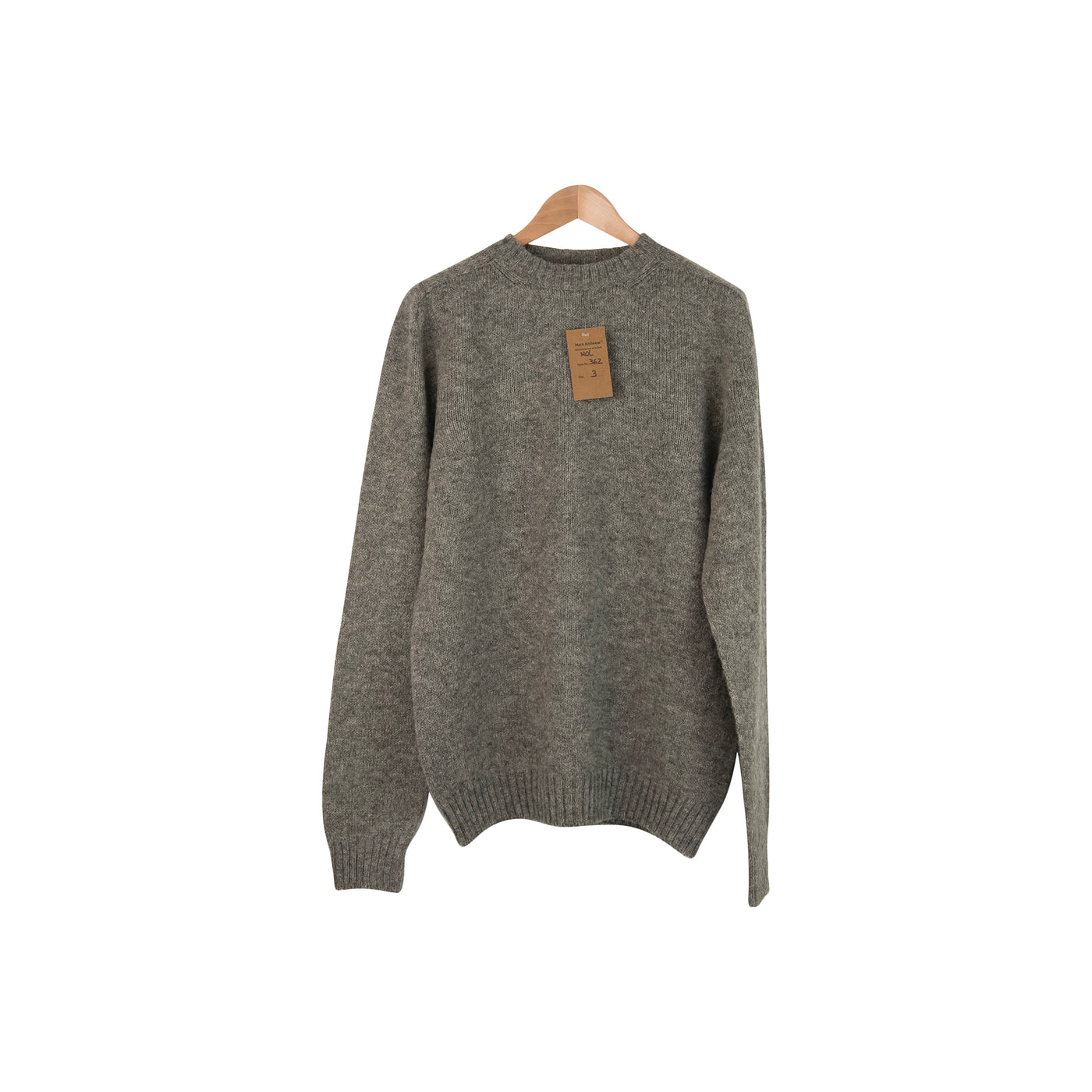 Shetland Seamless Crew - 362 - Grey Melange