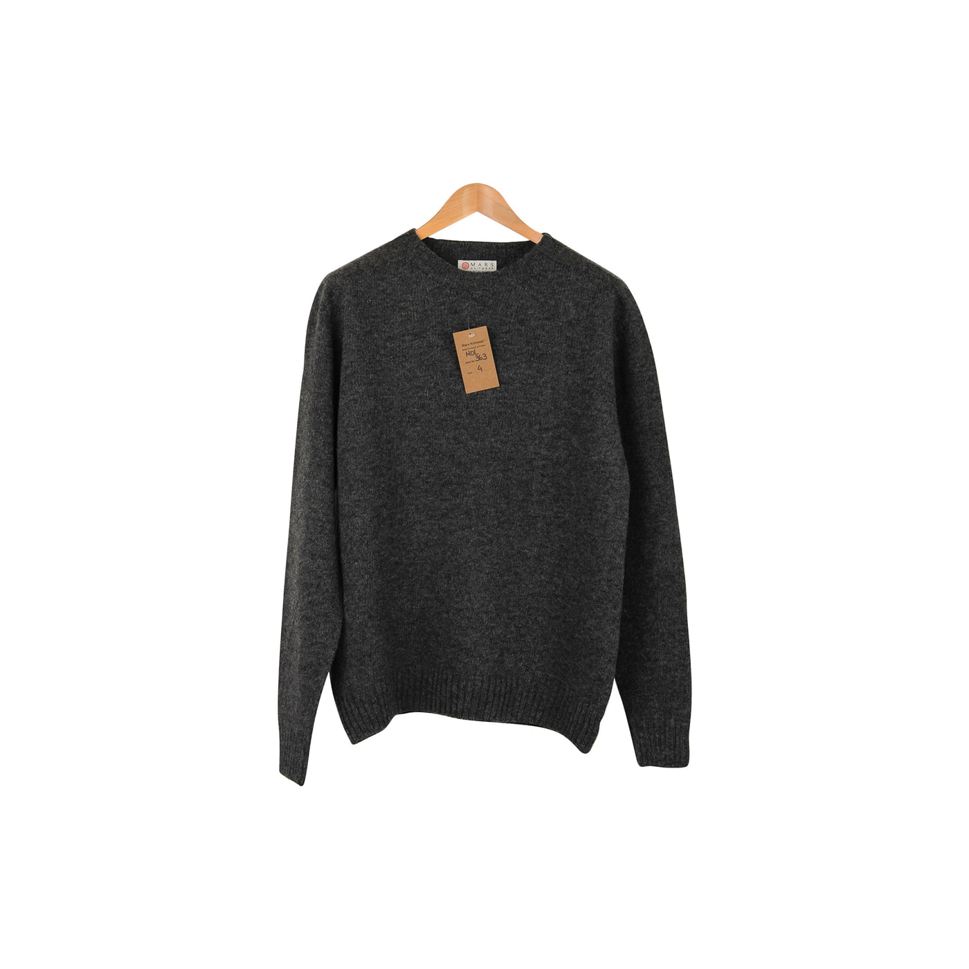 Shetland Seamless Crew - 363 - Charcoal