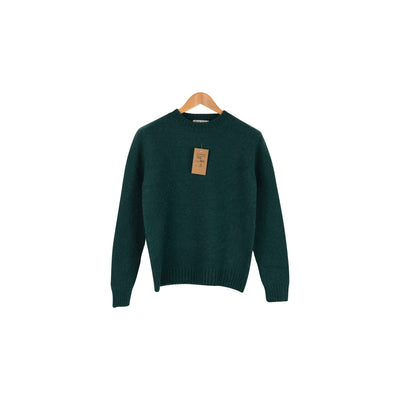 Shetland Seamless Crew - 365 - Green