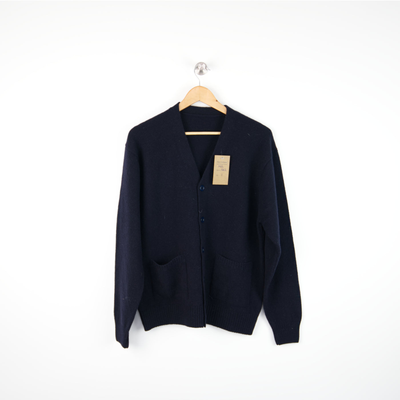 Lambswool - Cardigan - 562 - Navy