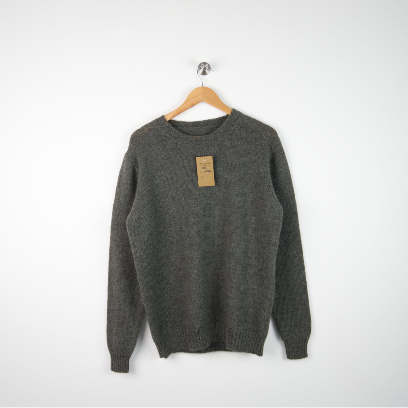 Lambswool - Crew - 646 - Grey