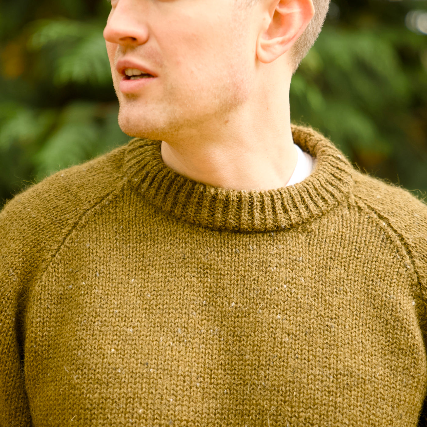 British Wool - Chunky Raglan Nepp - Khaki