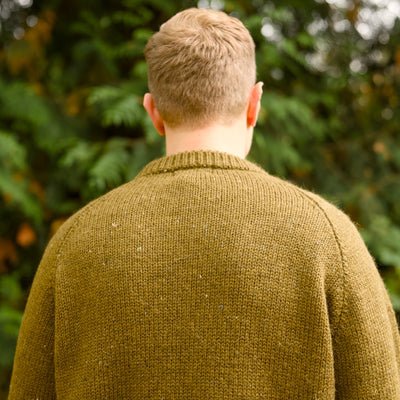 British Wool - Chunky Raglan Nepp - Khaki