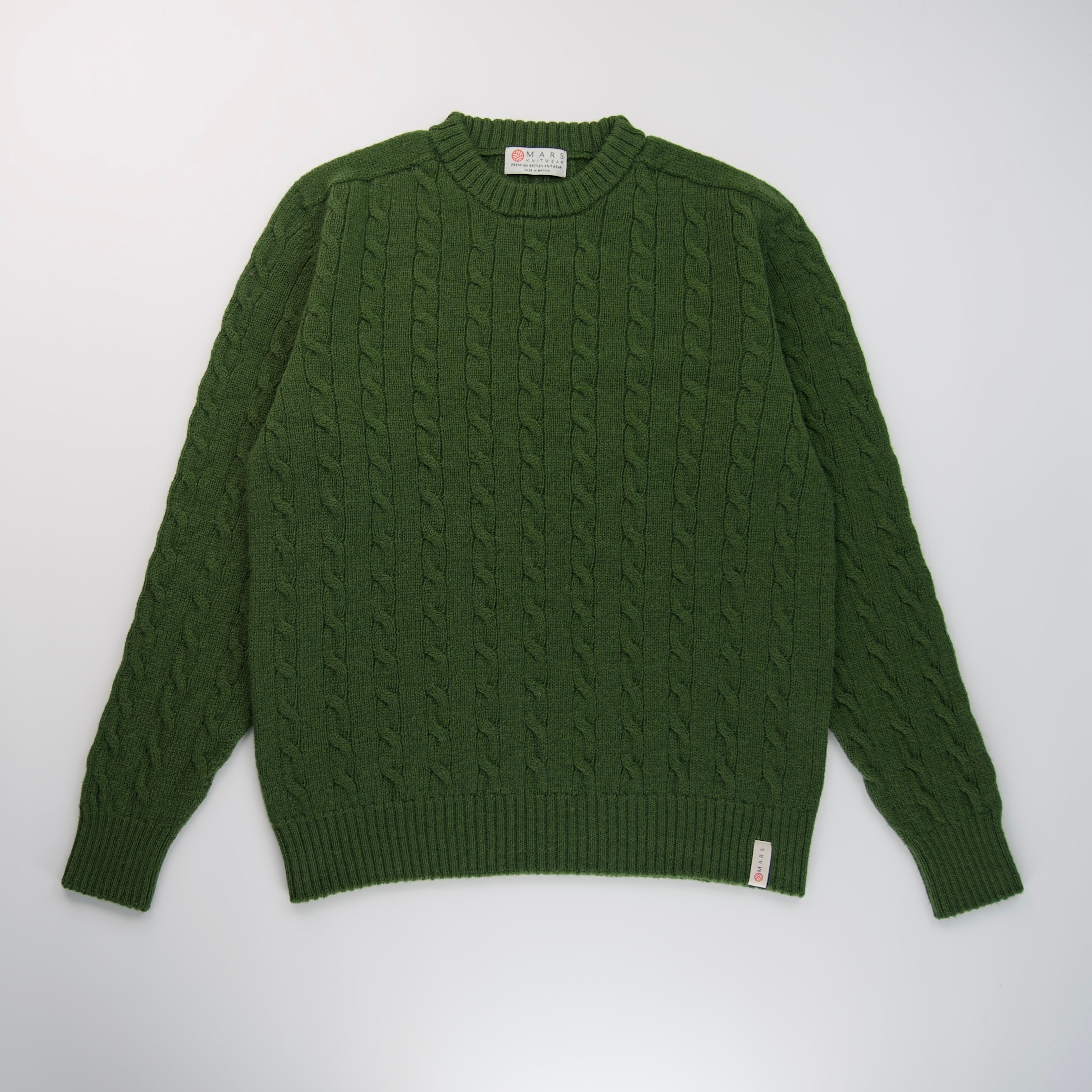 Merino Wool Cable - Robert Louis - Bosque – Mars Knitwear