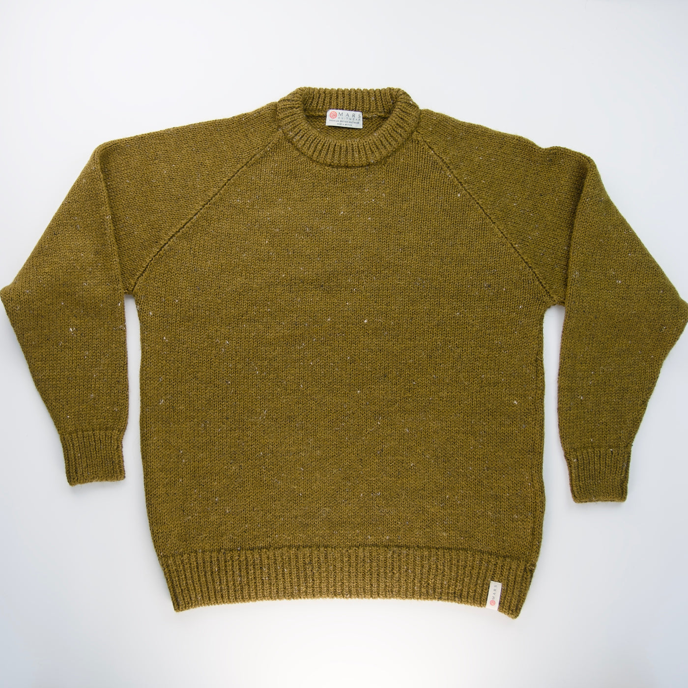 British Wool - Chunky Raglan Nepp - Khaki