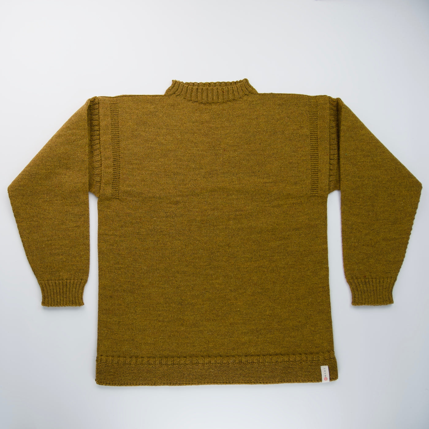 British Wool Seamless Gansey - Harvest