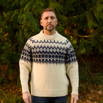 British Wool - Icelandic Fair Isle - Ecru