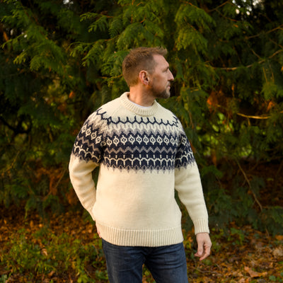 British Wool - Icelandic Fair Isle - Ecru