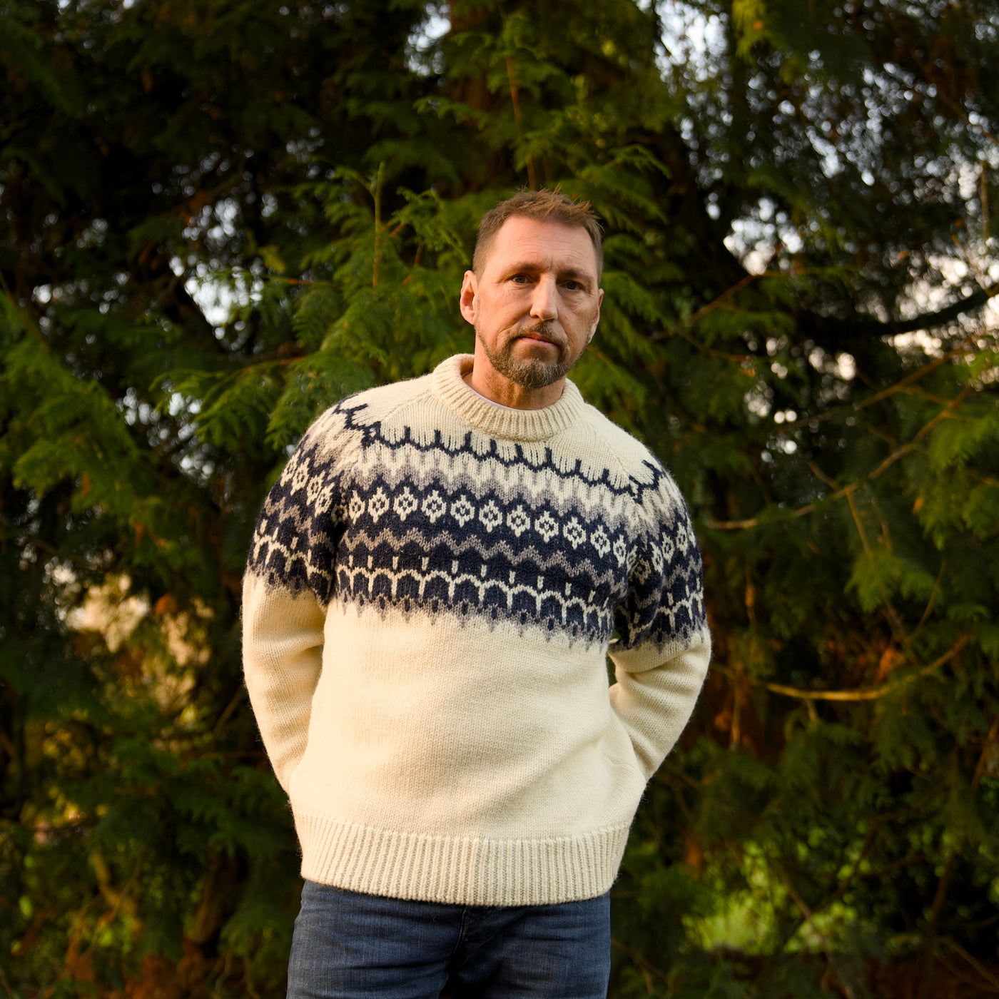 British Wool - Icelandic Fair Isle - Ecru