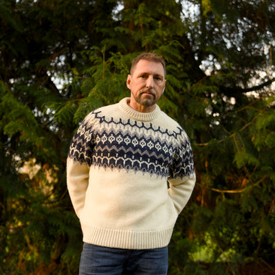 British Wool - Icelandic Fair Isle - Ecru