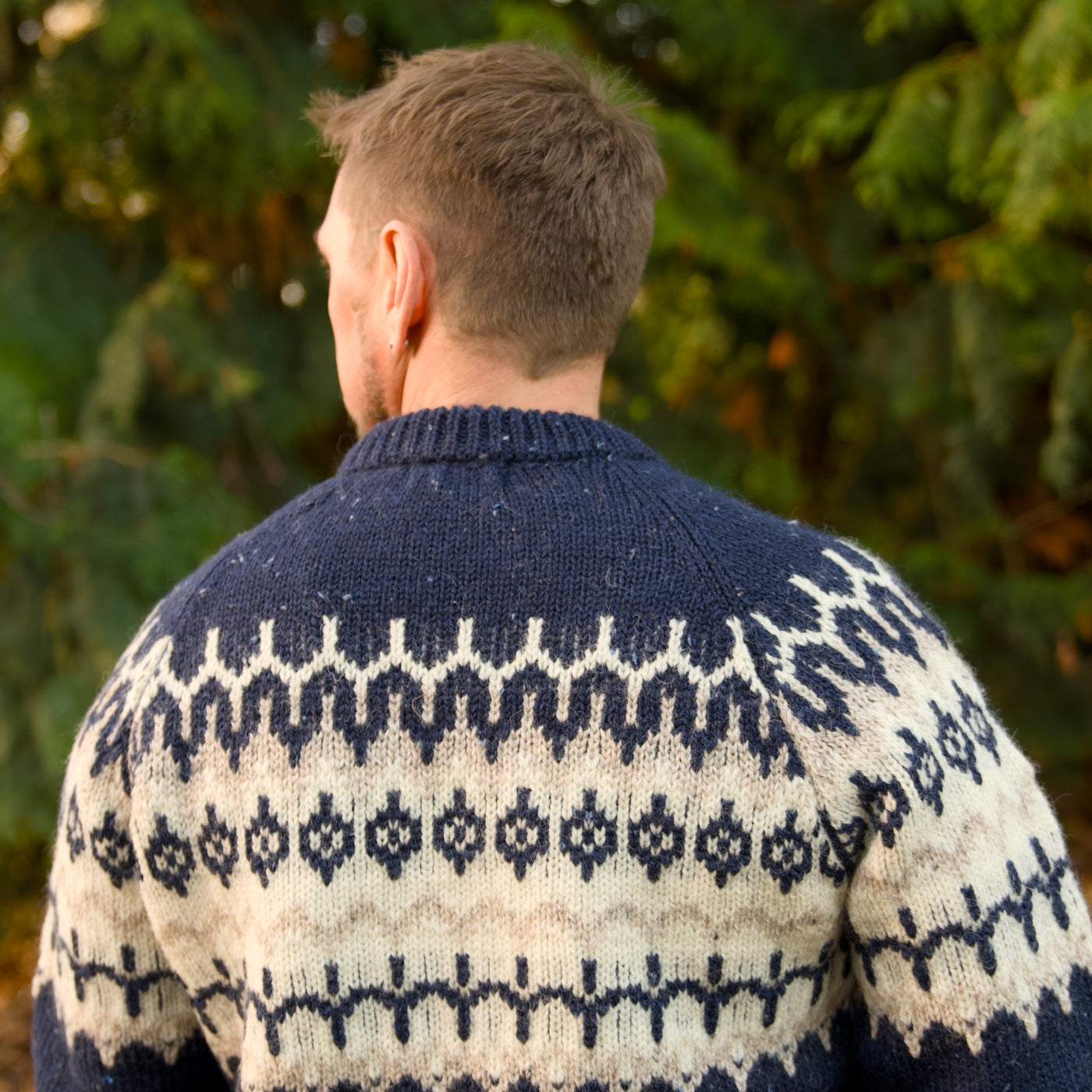 British Wool - Icelandic Fair Isle - Navy