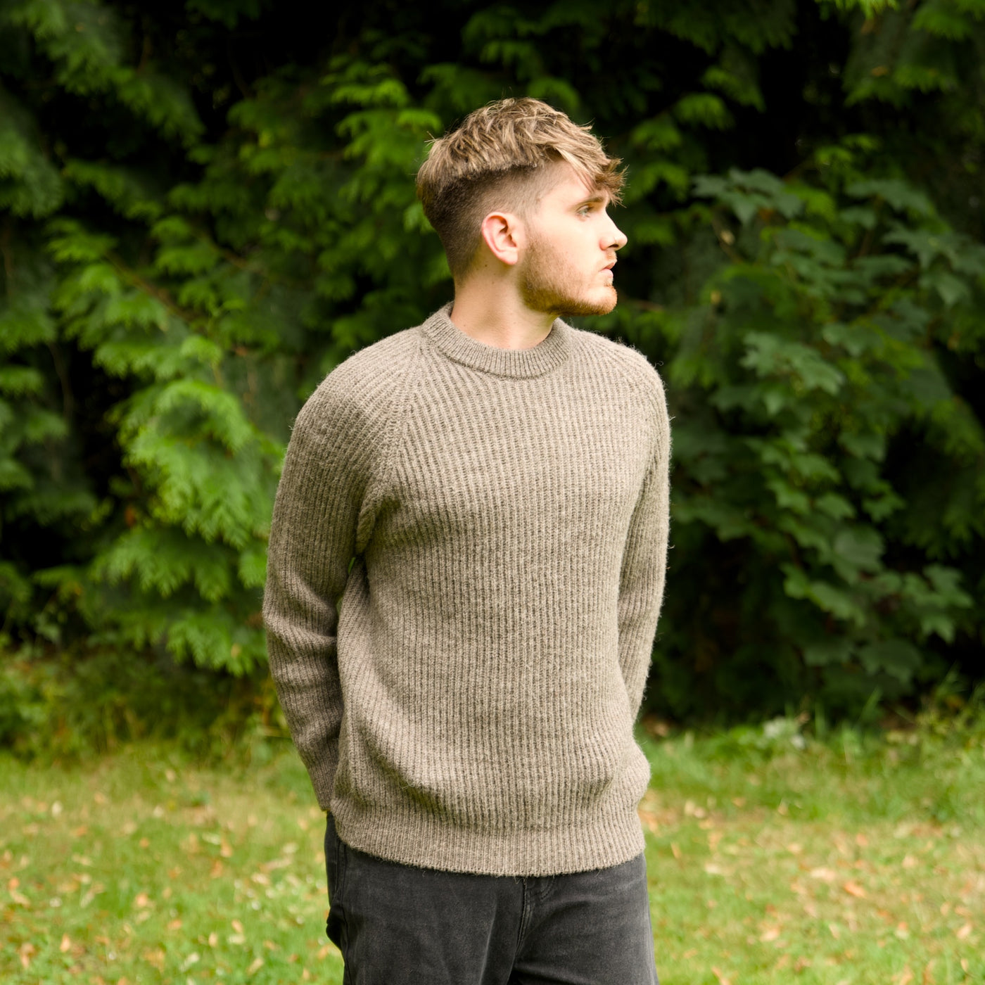 British Wool Seamless - Hawking - Mid Grey