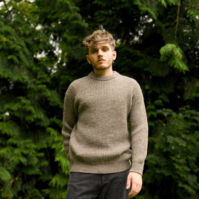 British Wool Seamless - Hawking - Mid Grey