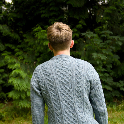 British Wool Aran Cable Jumper - Kielder