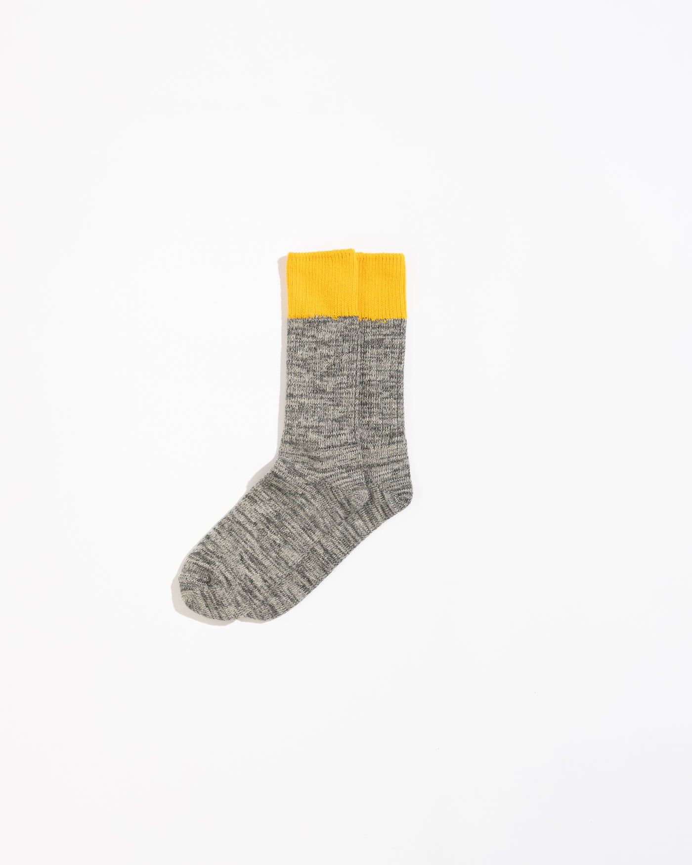 Recycled Cotton - Socks - Grey / Yellow