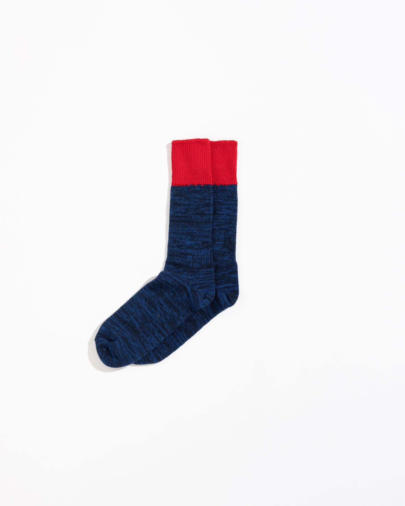 Recycled Cotton - Socks - Navy / Red
