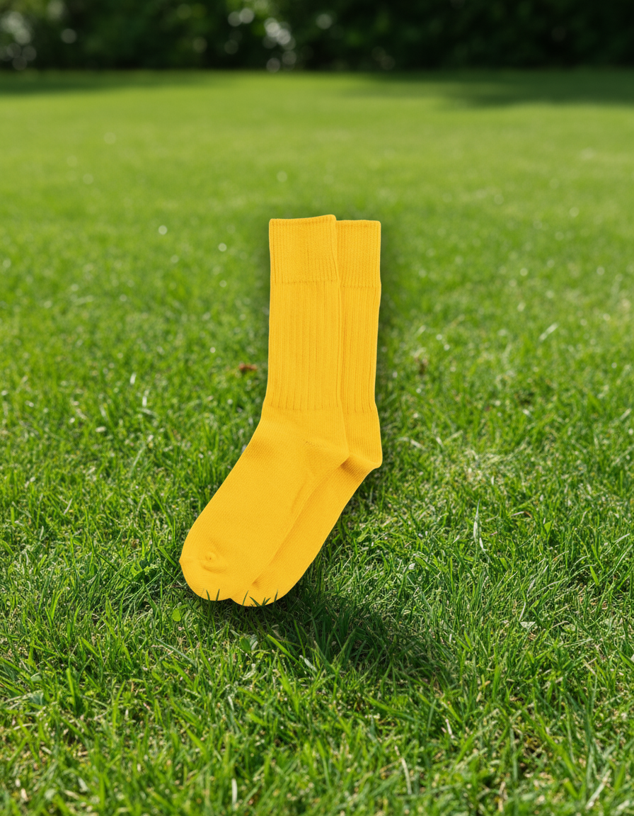Recycled Cotton - Socks - Yellow