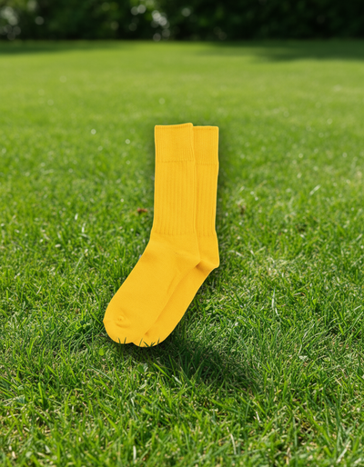 Recycled Cotton - Socks - Yellow