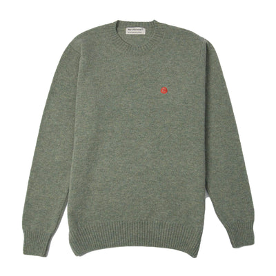 Lambswool Crew Jumper - Orchard