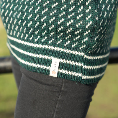 British Wool Nordic 2.0 Jumper - Pine