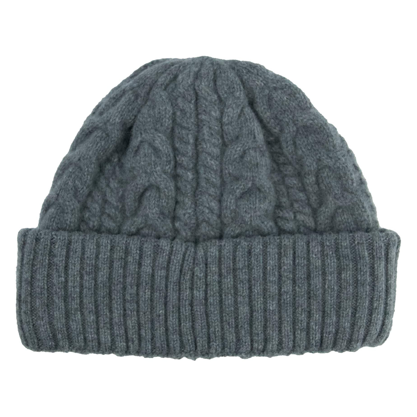 Felted Merino Wool Beanie - Grey