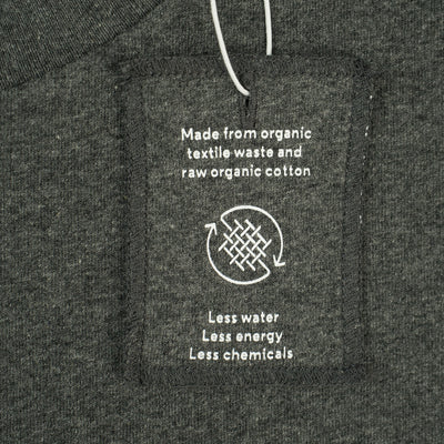 Recycled Organic Cotton T-Shirt - Light Black