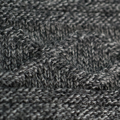 British Wool Guernsey Jumper - Grey Tweed